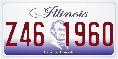 IL license plate Z461960
