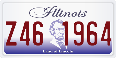 IL license plate Z461964