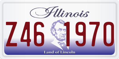 IL license plate Z461970