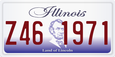 IL license plate Z461971
