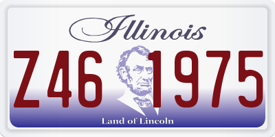 IL license plate Z461975