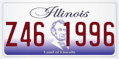 IL license plate Z461996