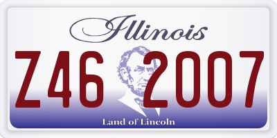 IL license plate Z462007