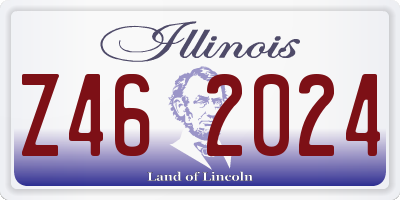 IL license plate Z462024