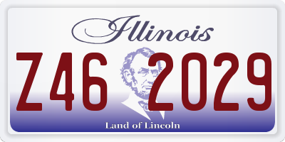 IL license plate Z462029