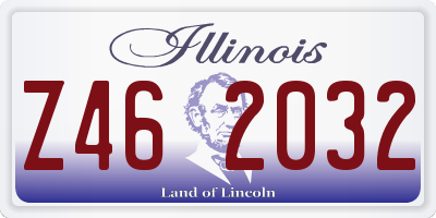 IL license plate Z462032