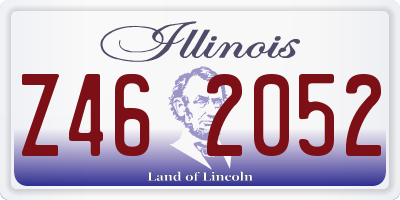IL license plate Z462052