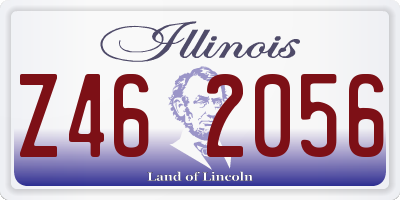 IL license plate Z462056