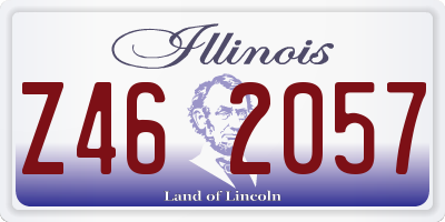 IL license plate Z462057