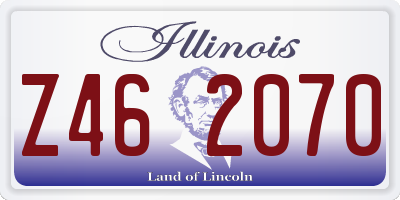 IL license plate Z462070