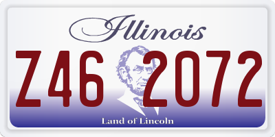 IL license plate Z462072
