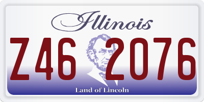 IL license plate Z462076