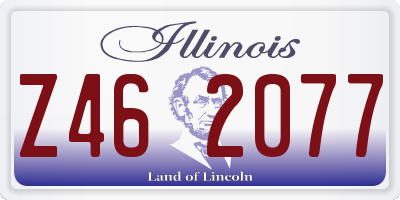 IL license plate Z462077