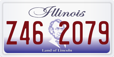 IL license plate Z462079