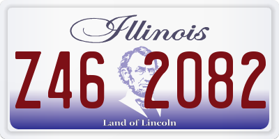 IL license plate Z462082