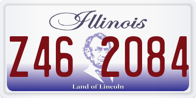 IL license plate Z462084