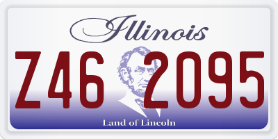 IL license plate Z462095
