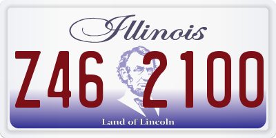 IL license plate Z462100