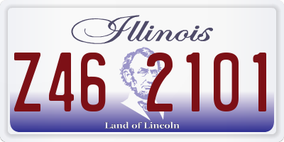 IL license plate Z462101