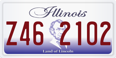 IL license plate Z462102