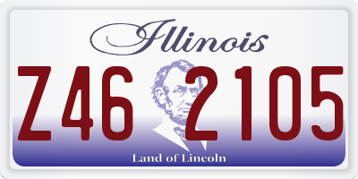 IL license plate Z462105