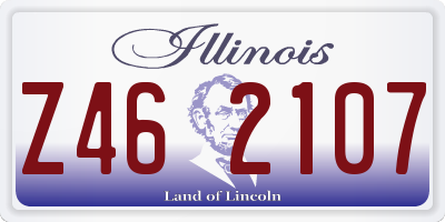 IL license plate Z462107