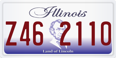 IL license plate Z462110