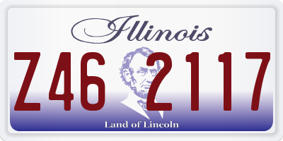 IL license plate Z462117