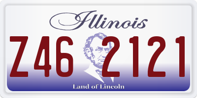 IL license plate Z462121