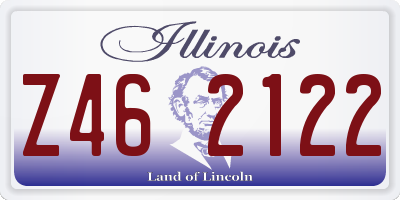 IL license plate Z462122
