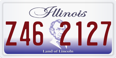 IL license plate Z462127