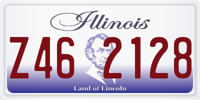 IL license plate Z462128