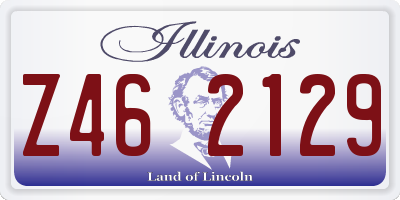IL license plate Z462129