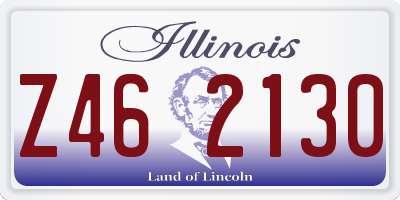 IL license plate Z462130