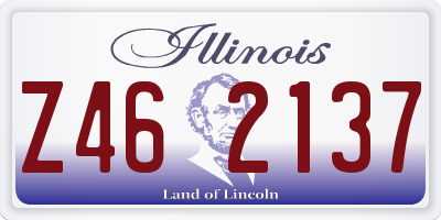 IL license plate Z462137