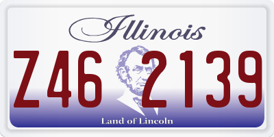 IL license plate Z462139