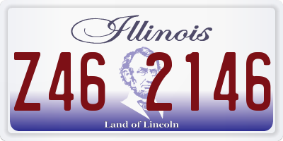 IL license plate Z462146