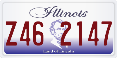 IL license plate Z462147