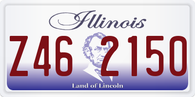 IL license plate Z462150