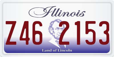 IL license plate Z462153