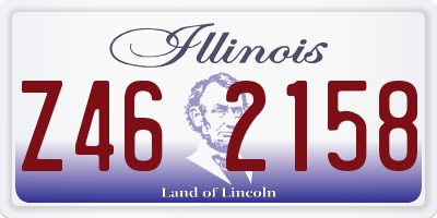 IL license plate Z462158