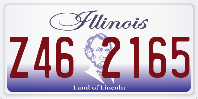 IL license plate Z462165