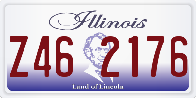 IL license plate Z462176