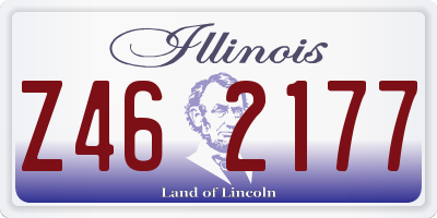 IL license plate Z462177
