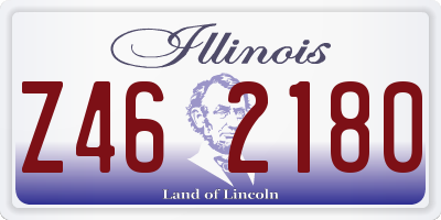 IL license plate Z462180