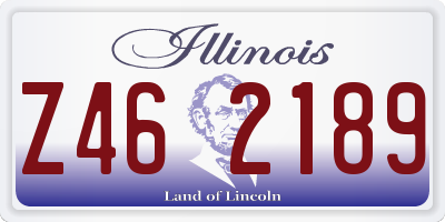 IL license plate Z462189