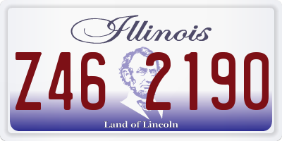 IL license plate Z462190