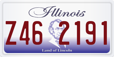 IL license plate Z462191