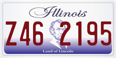 IL license plate Z462195