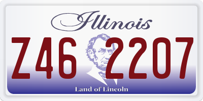 IL license plate Z462207